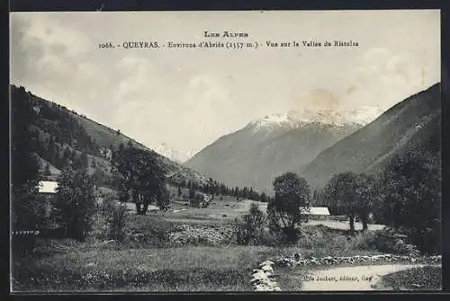 AK Queyras /Abriès, Vue sur la Vallée de Ristolas