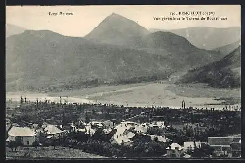 AK Remollon, Vue général et le Torrent de Rochebrune