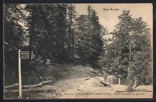 AK St-Julien-en-Beauchene, Route forestière de Durbon