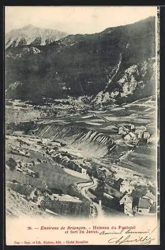 AK Briancon, Hameau du Fontenil et fort du Janus