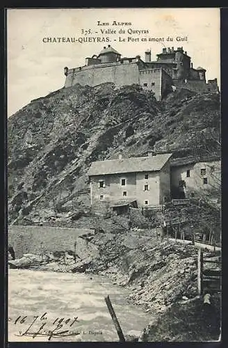 AK Chateau-Queyras, Le Fort en amont du Guil