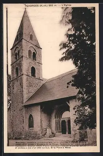 AK Chorges /Hautes-Alpes, L`Eglise