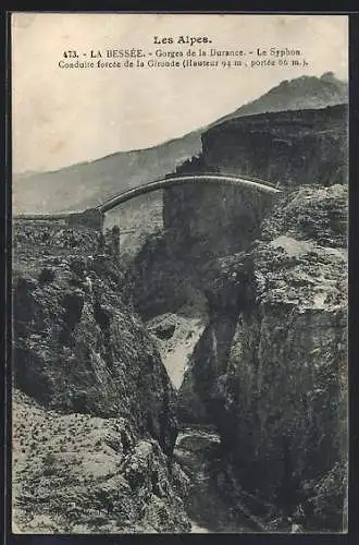 AK La Bessée, Gorges de la Durance, le Syphon