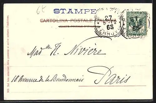 AK Palermo, Panorama della Città vista dall` Osservatorio