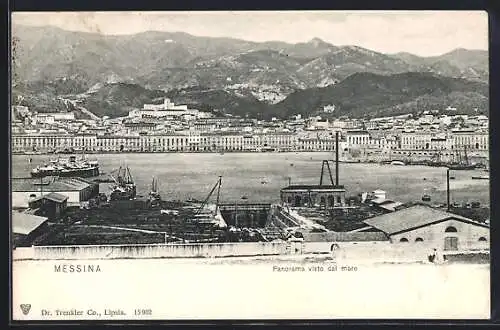 AK Messina, Panorama visto dal mare