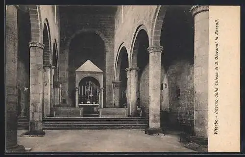 AK Viterbo, Interno della Chiesa di S. Giovanni in Zoccoli