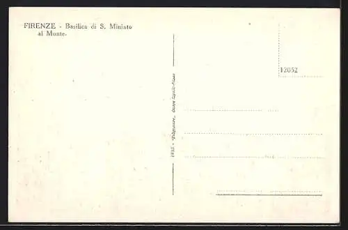 AK Firenze, Basilica di S. Miniato al Monte