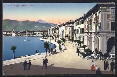 AK Saló, Teilansicht am Lago di Garda