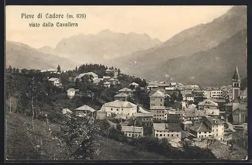 AK Pieve di Cadore, Pieve di Cadore visto dalla Cavallera