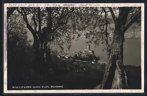 AK Malcesine /Lago di Garda, Malcesine dalla Valle Scalaroi