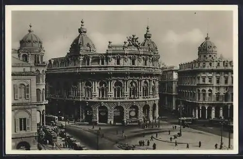 AK Genova, Piazza de Ferrari, Palazzo della Borsa