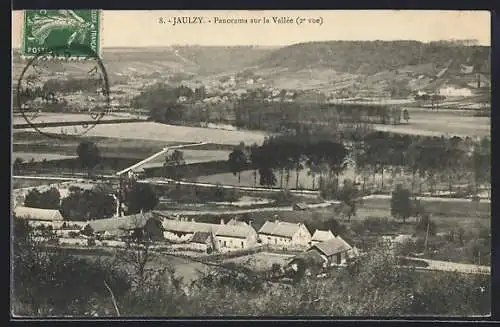 AK Jaulzy, Panorama sur la Vallée, 1re vue