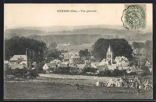 AK Hermes, Oise, Vue générale