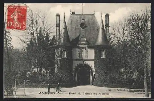 AK Gouvieux, Entrée du Château des Fontaines