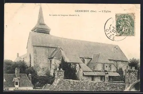 AK Gerberoy, Oise, L`Eglise