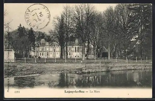 AK Lagny-le-Sec, La Mare