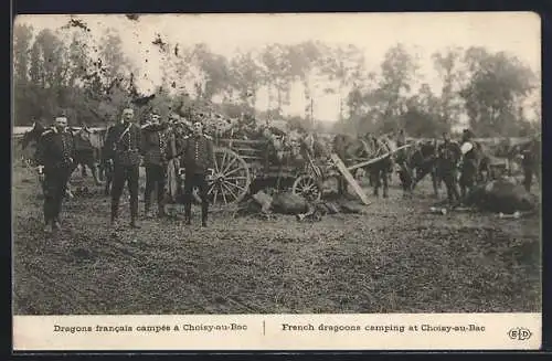 AK Choisy-au-Bac, Dragons francais campés à Choisy-au-Bac