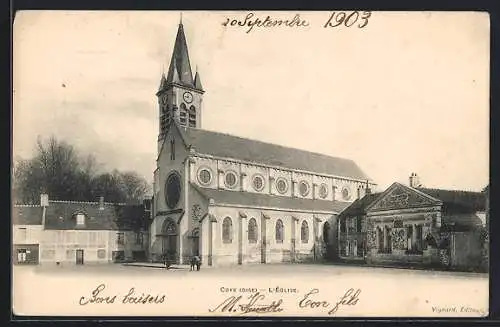 AK Coye, L`église, 1903