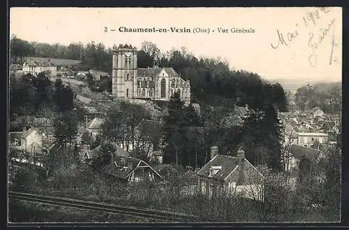 AK Chaumont-en-Vexin, Vue Générale