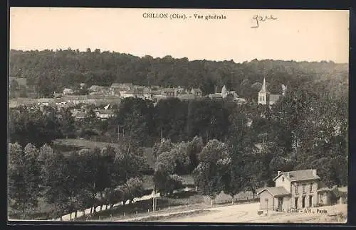 AK Crillon, Oise, Vue générale