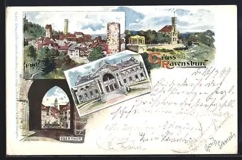 AK Ravensburg, Konzerthaus, Obertor, Veitsburg