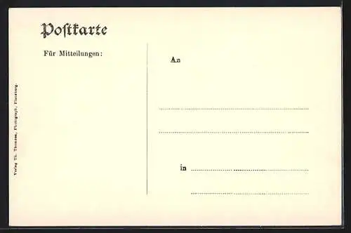 AK Flensburg, Försterhaus in der Marienhölzung