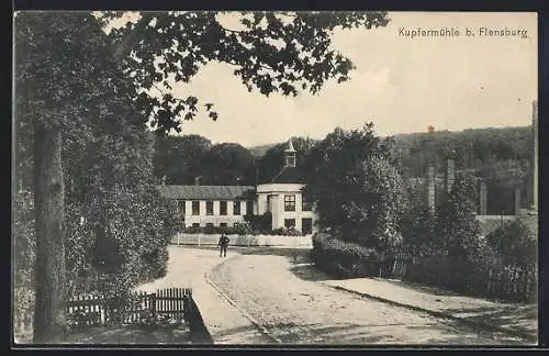 AK Kupfermühle / Flensburg, Gebäudeansicht