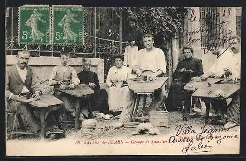 AK Salies-de-Béarn, Groupe de Sandaliers, Schuhmacher