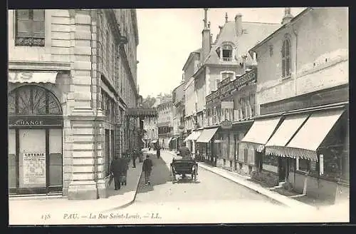 AK Pau, La Rue Saint-Louis