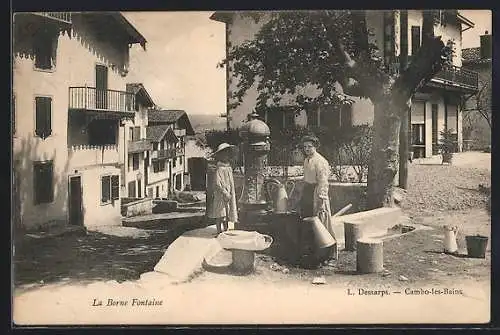 AK Cambo-les-Bains, La Borne Fontaine