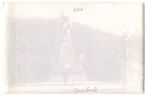 Fotografie Fritz Gratl, Ansicht Innsbruck, Andreas Hofer Denkmal am Berg Isel