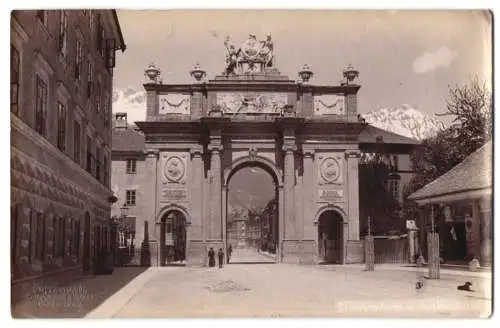 Fotografie Fritz Gratl, Innsbruck, Ansicht Innsbruck, Triumphpforte