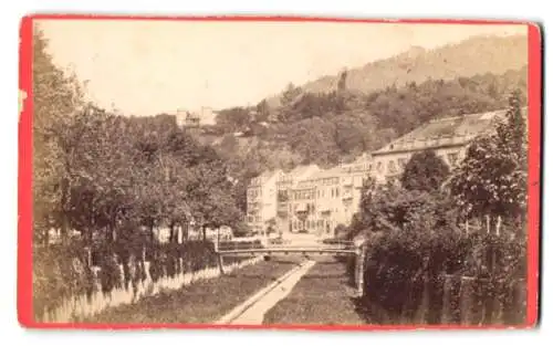 Fotografie unbekannter Fotograf, Ansicht Baden-Baden, Partie am Stadtrand