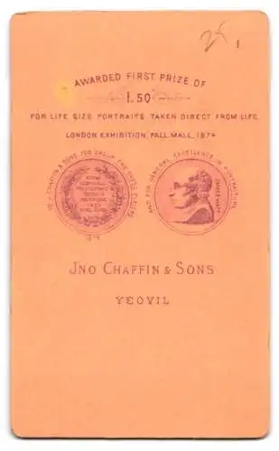 Fotografie Ino Chaffin & Sons, Yeovil, Porträt eines Herrn mit Bart