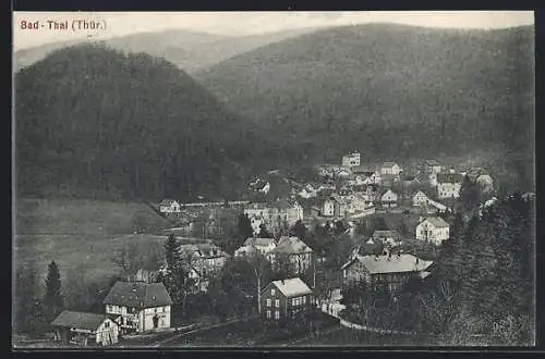 AK Bad-Thal /Thür., Ortsansicht aus der Vogelschau