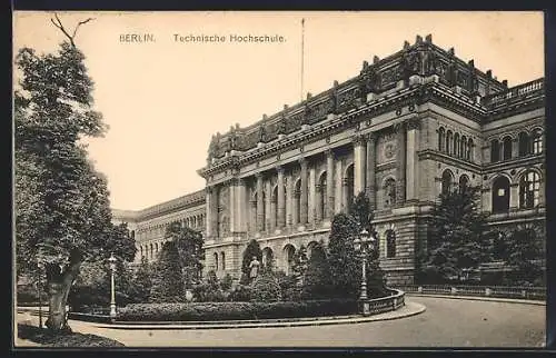 AK Berlin-Charlottenburg, Blick auf die Technische Hochschule