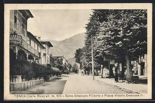 AK Tenda /Valle Roia, Corso Emanuele Filiberto e Piazza Vittorio Emanuele II