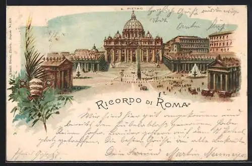 Lithographie Roma, S. Pietro