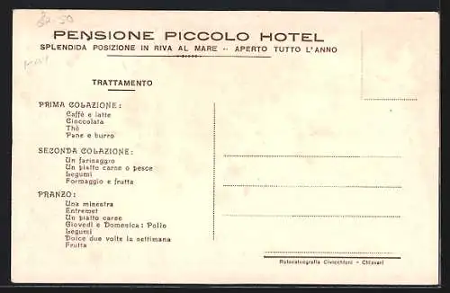 AK Riva al Mare, Hotel Pensione Piccolo