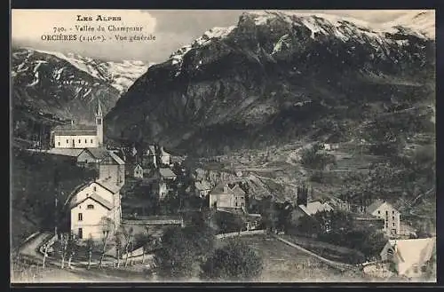 AK Orciéres, vue générale