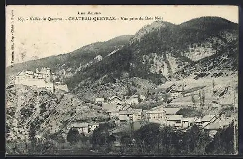 AK Chateau-Queyras, Vue prise du Bois Noir