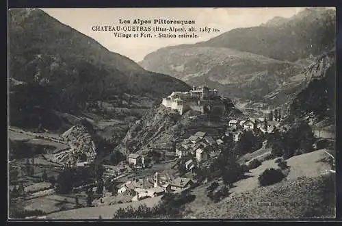 AK Chateau-Queyras /Htes-Alpes, Village et Fort, Station estivale