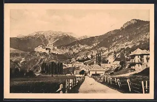 AK Chateau-Queyras, Dauphiné, Vue générale