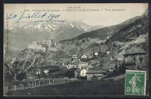 AK Chateau-Queyras, Vue générale