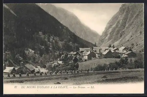 AK Les Fréaux, Du Bourg d`Oisans à La Grave, Panorama