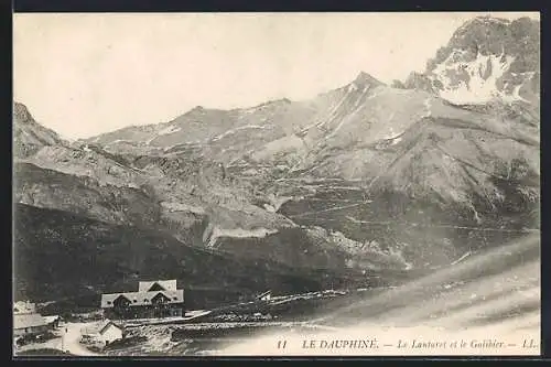 AK Le Lautaret, Le Dauphiné, Panorama et le Galibier