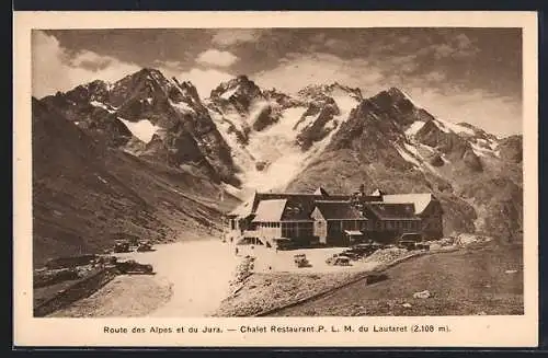 AK Lautaret, Chalet Restaurant P. L. M., Route des Alpes et du Jura