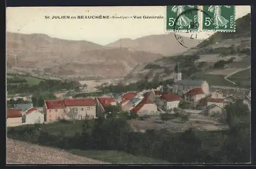 AK St-Julien-en-Beauchéne /Htes-Alpes, Vue Générale