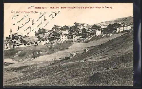 AK Saint-Véran /Hautes-Alpes, Panorama