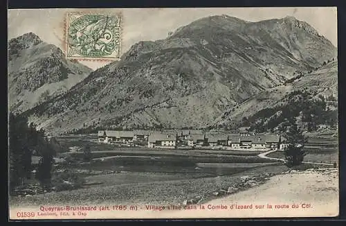 AK Queyras-Brunissard, Village situé dans la Combe d`Izoard sur la route du Col